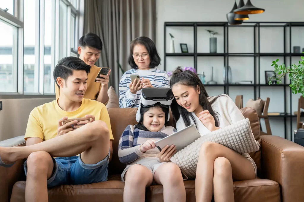 Smart technology with lifestyle homeasian.webp